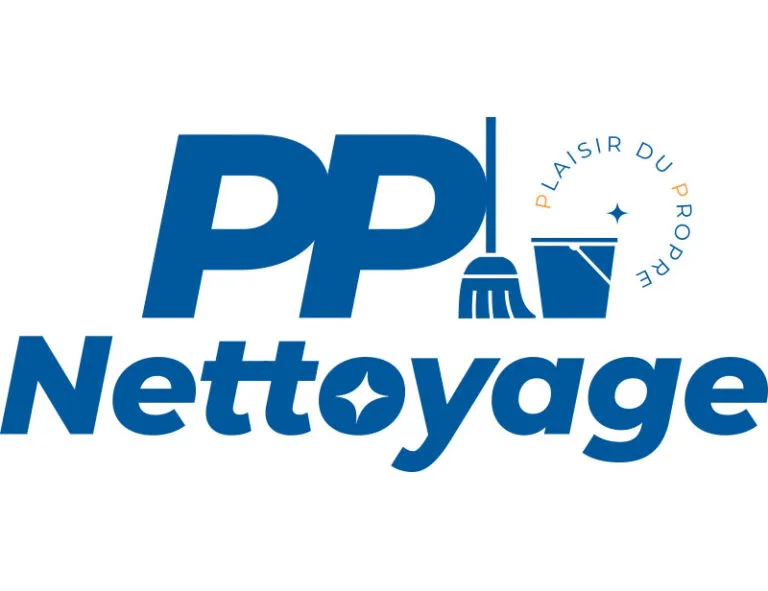 pp nettoyage logo bleu